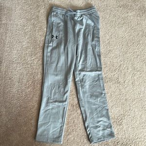 YL Under Armour gray athletic pants